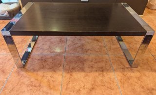 Mesa de centro de madera maciza