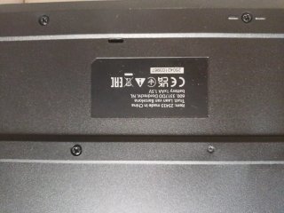 Teclado inalámbrico Trust Negro