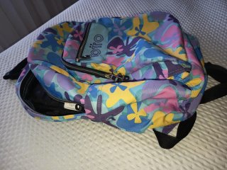 Mochila Totto floral multicolor