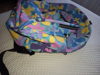 Mochila Totto floral multicolor
