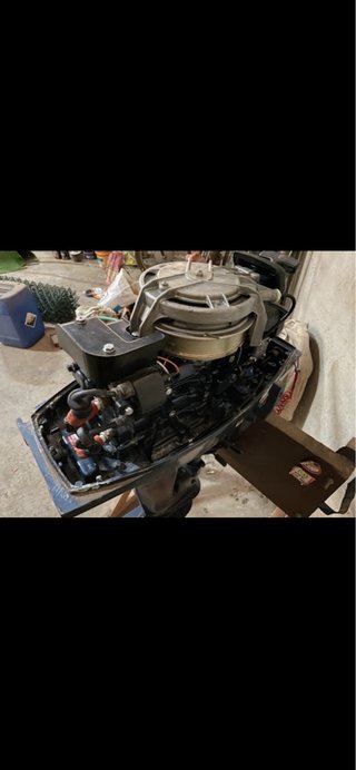 Fueraborda Yamaha 15 CV 2 Tiempos cola larga.