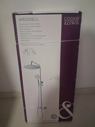 Columna Ducha Termostática Cooke & Lewis Weddel