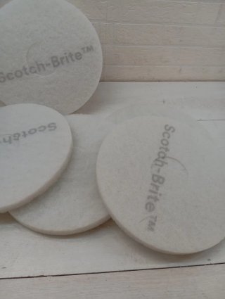 Pack de 5 Disco Abrillantador Scotch-Brite Blanco