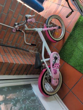 Bicicleta infantil rosa