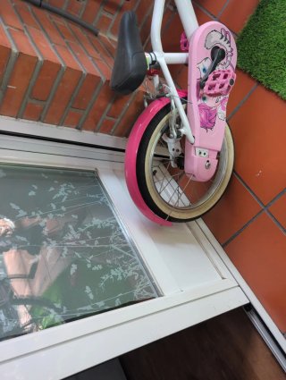Bicicleta infantil rosa