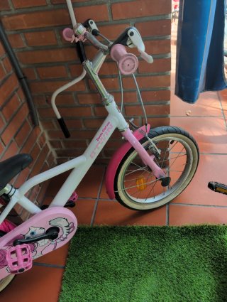Bicicleta infantil rosa