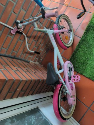 Bicicleta infantil rosa