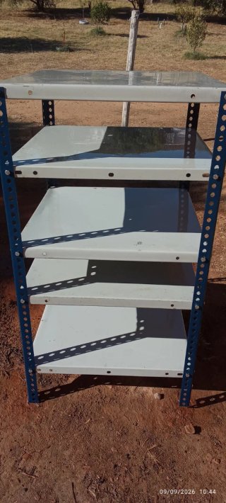 Estantería Metálica 5 Niveles Azul/Gris