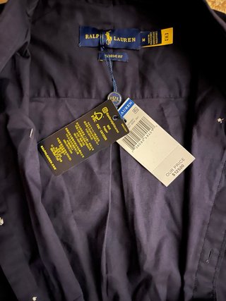 Camicia Polo Ralph Lauren Uomo Blu