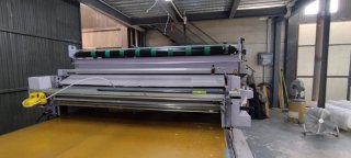 Máquina de extender tejido industrial