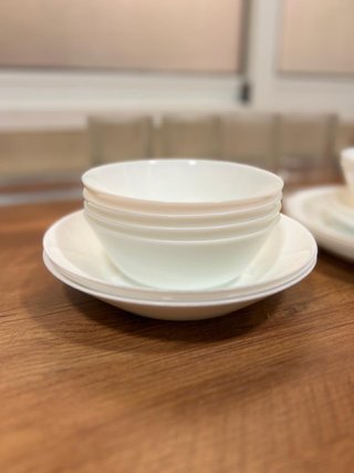 Lote Vajilla Porcelana y Cristalería
