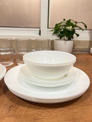 Lote Vajilla Porcelana y Cristalería