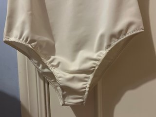 Maillot deportivo-artístico blanco talla 12-14