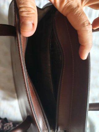 Bolso de hombro Nathalia marrón