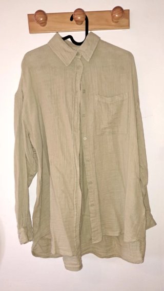 Camisa oversize de algodón