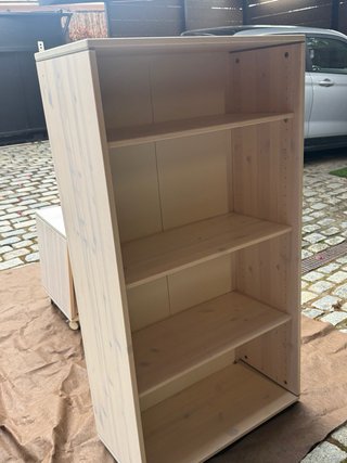 Estantería Flexa Madera Blanca y Gris