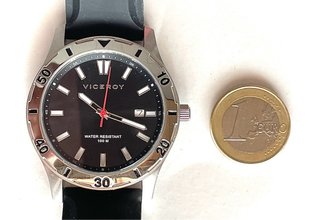 Reloj Viceroy Hombre Negro/Plata Nuevo