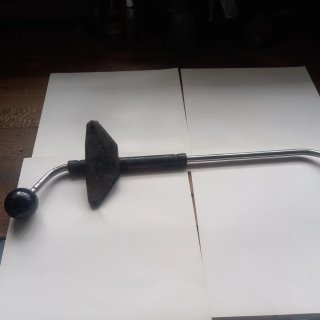 Palanca de cambios con pomo negro citroen 2cv dyan