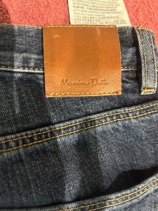 Pantalón tejano Massimo Dutti azul
