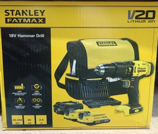 Taladro percutor Stanley Fatmax 18V V20