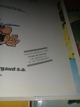 5 tebeos Asterix
