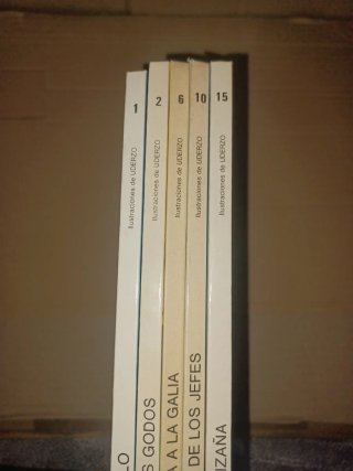 5 tebeos Asterix