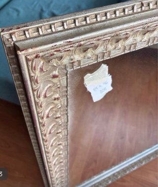 Espejo decorativo plateado