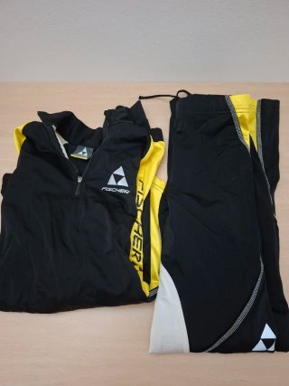Conjunto técnico esquí Fischer negro/amarillo