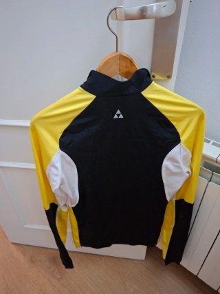 Conjunto técnico esquí Fischer negro/amarillo