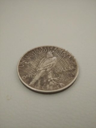 Moneta One Dollar Peace 1924 Argento