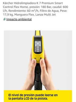 Hidrolimpiadora Kärcher K7 Premium Smart Control