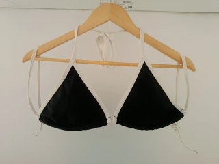 Parte de arriba bikini negro y blanco