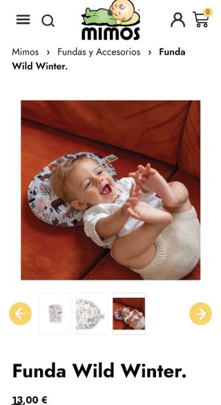 Cojín Mimos para bebé talla S