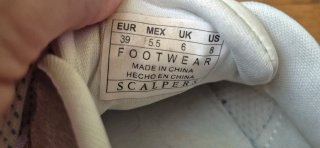 Zapatillas Scalpers Blancas y Verdes