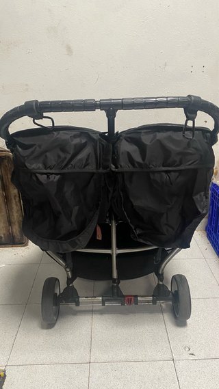 Carro Doble Gemelar Baby Jogger Negro