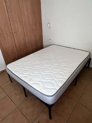 Somier Metálico y Colchón 135x190cm