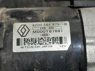 1287202 motor arranque 8200584675b renault fluence
