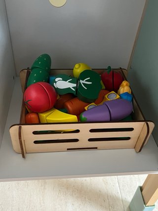 Cocinita de madera para niños