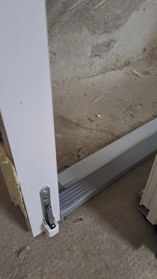 Balconera de PVC blanco