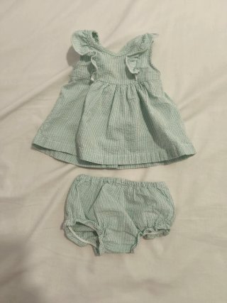 Vestido y braguita niña 1-3 meses