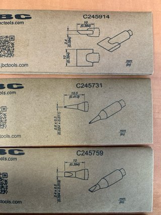 Lote 5 puntas JBC C245914, C245731, C245759...