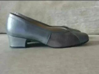 Zapatos Plateados Mujer