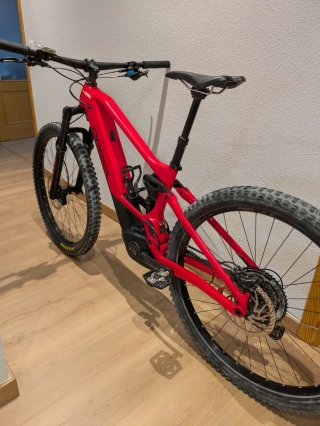 Bicicleta Eléctrica Orbea Wild FS H25 Roja
