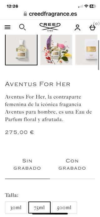 Creed Aventus For Her Eau de Parfum 75ml