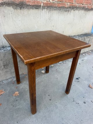 Mesa madera hostelería 70x70