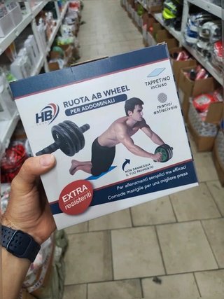 Ruota Ab wheel Per Addominali HB Sport Con