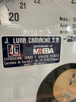 Báscula antigua MOEBA 50 Kg