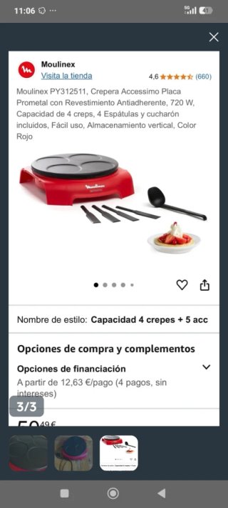 Crepera Moulinex Accessimo