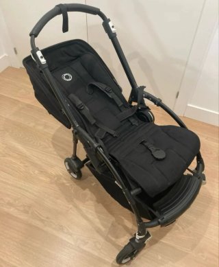 Bugaboo Bee5 Silla de Paseo Negra y capazo.