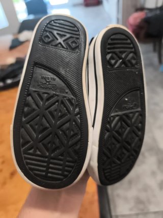 Zapatillas Converse niña rosa y negro